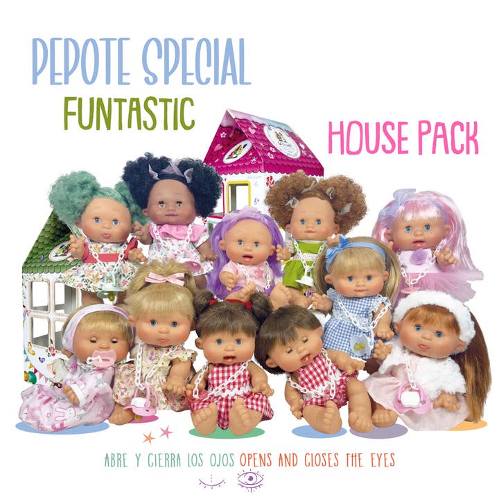 Nines Artesanals d'Onil Dolls - Venta al por mayor Muñeca - Niños - MUÑECA PEPOTE FUNTASTIC SPECIAL FANTASY DISPLAY 8 UNIDADES1
