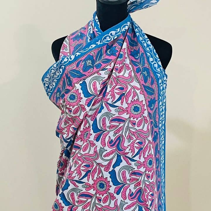 Batik Indian Hand Block Print Sarongs and other Purchase Wholesale batik fabrics. Free Returns & Net 60 Terms on Faire trending on Faire.