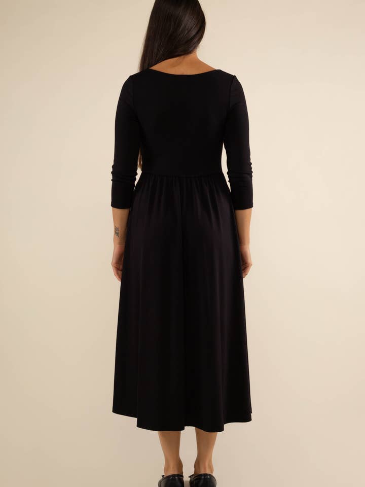 NLT - Wholesale Dress - Women's - Lake 3/4 Sleeve Swing Dress15
