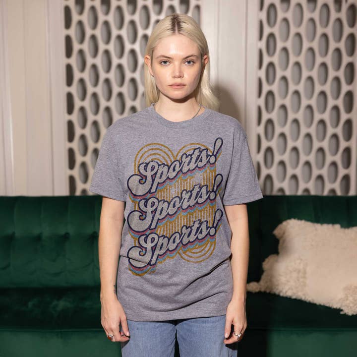 Sports Sports Sports Heather Grey Unisex for wholesale by James Mae