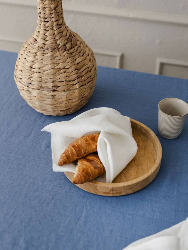 Linen Napkins TN001 In Off-White Colour (19) for wholesale by Unique Linen