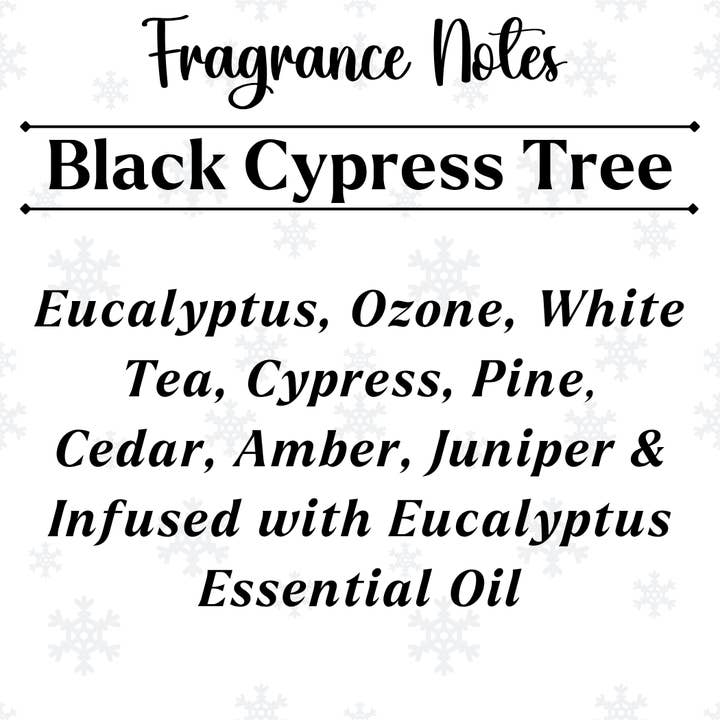 Honey Jar Creations - Wholesale Car Freshener - Unisex - Black Cypress Tree Hanging Car Diffuser – Christmas Edition2