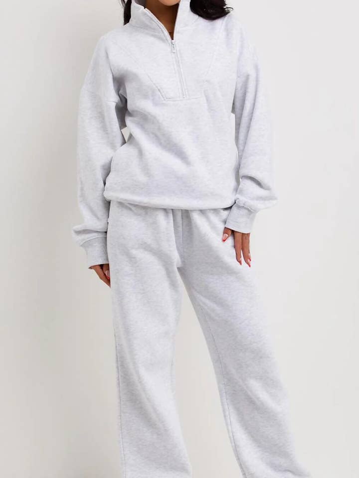 SWEATSHIRT WITH STRAIGHT-LEG JOGGER for wholesale by justyouroutfit