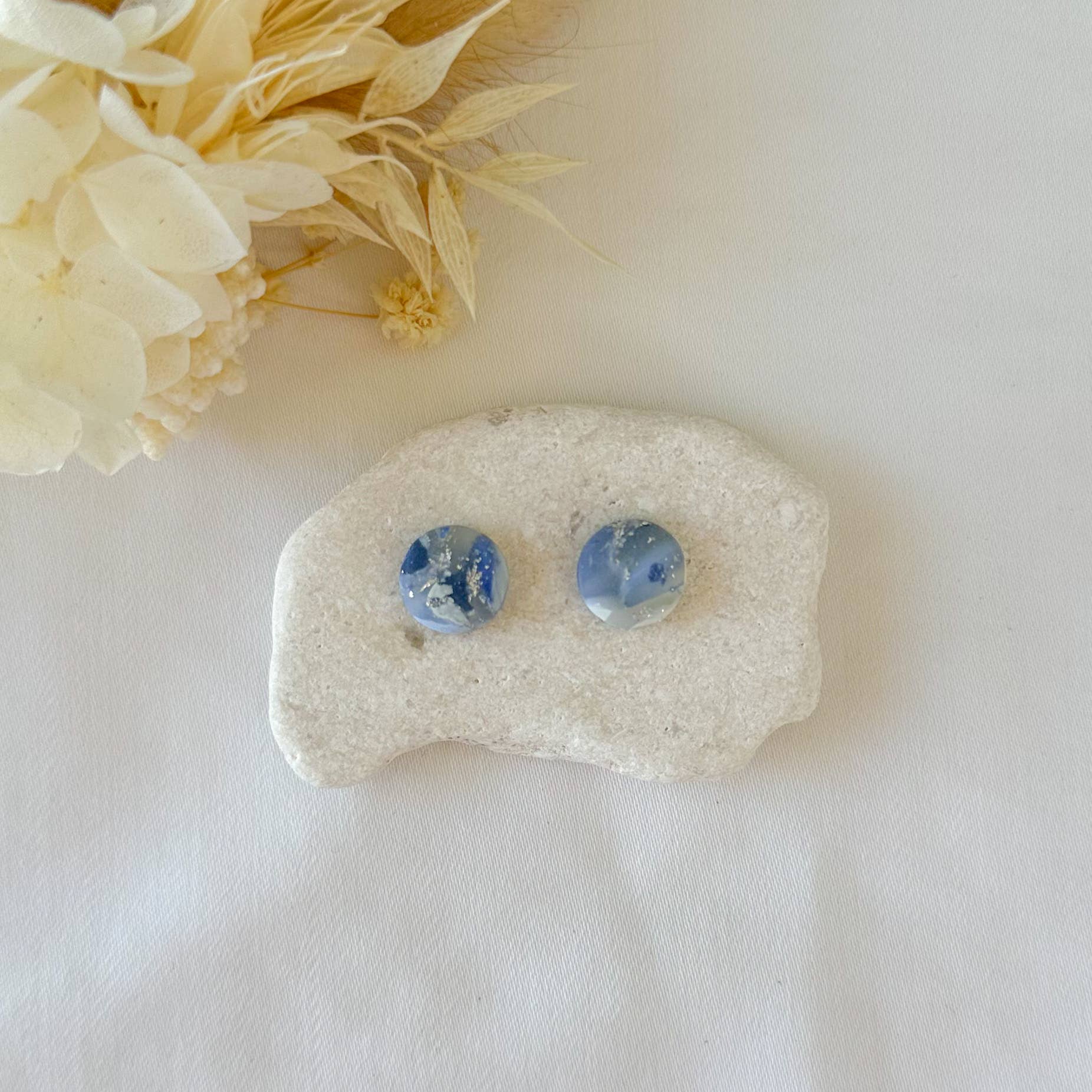 Pollie & Res - Wholesale Dangle earrings - Blue Marbel4