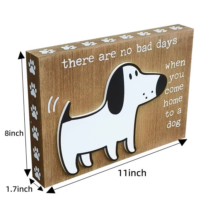 Paris Loft Inc - Wholesale Sign - When All Else Fails, Hug The Dog, Funny Dog Signs