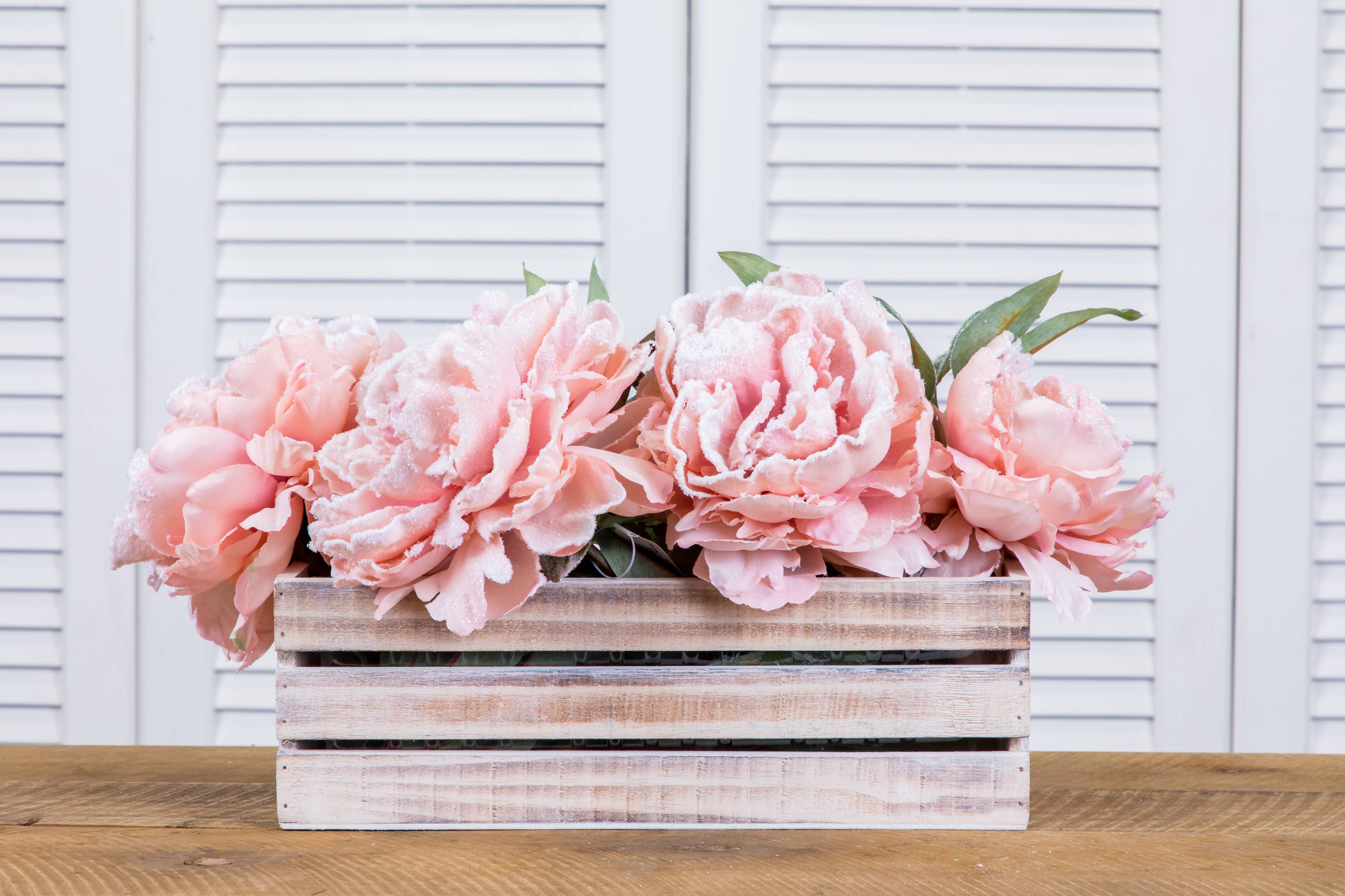 UNIMIX FLORAL – Großhandel Hochbeet – Holzkisten-Pflanzgefäße mit Kunststoffeinsatz, 30 x 10 cm6