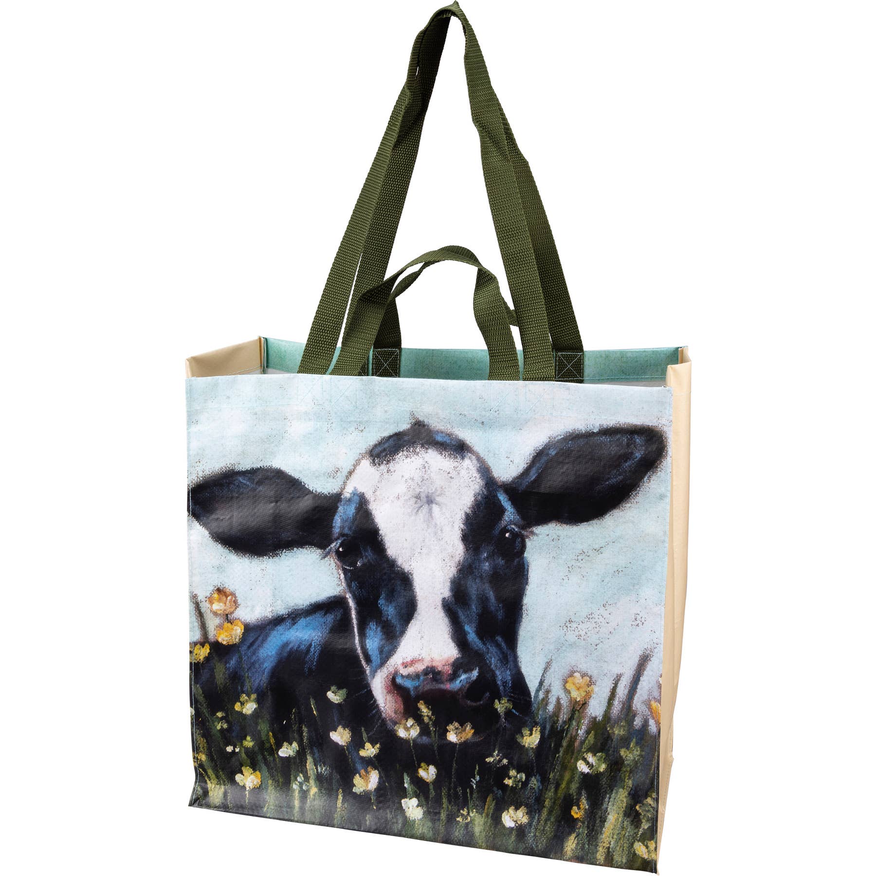 Primitives by Kathy - Wholesale Tote Bag - Unisex - Rooster And Cow Market Tote2