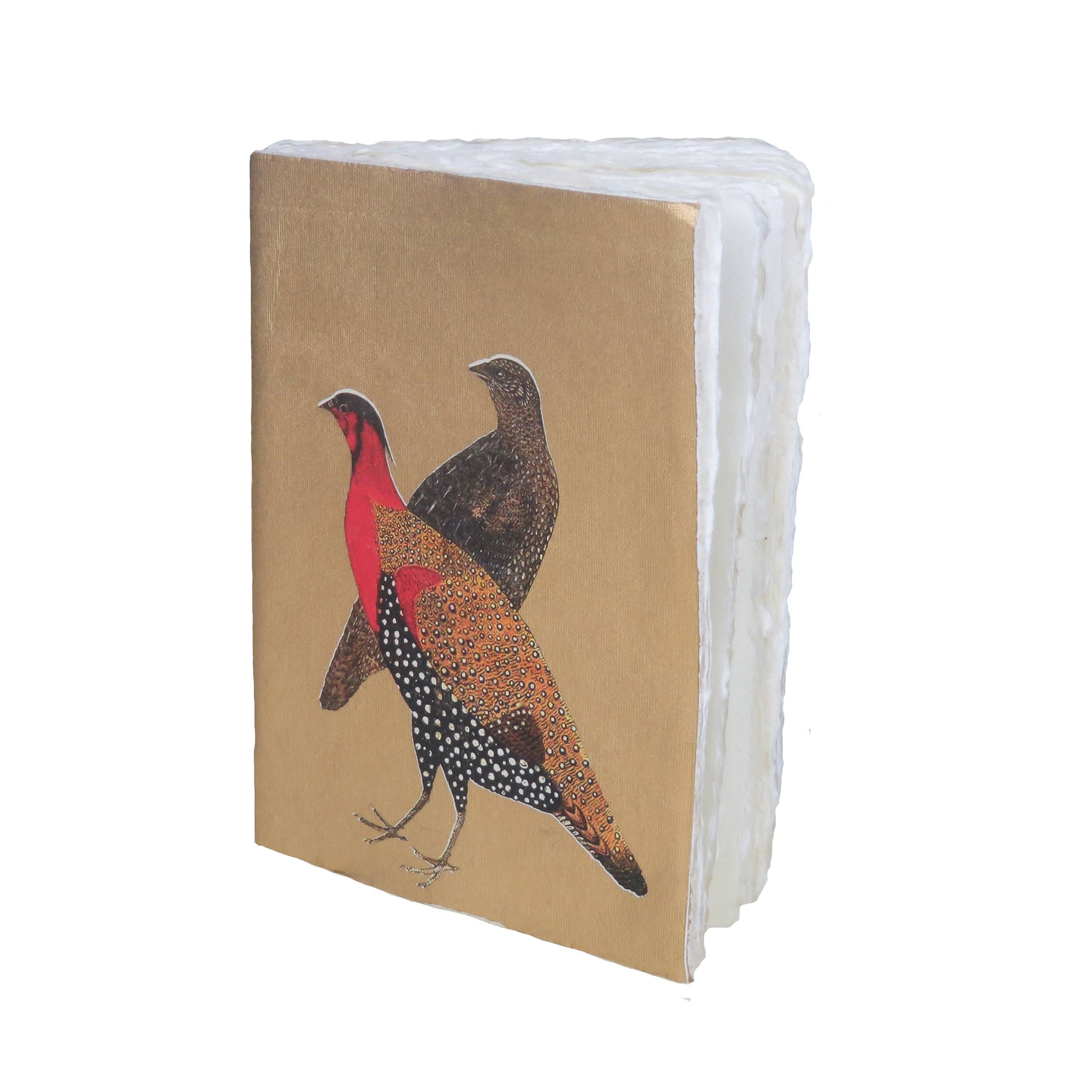 Epigram - Wholesale Notebook - Parchment paper notebook with royal bird pattern, falcon0