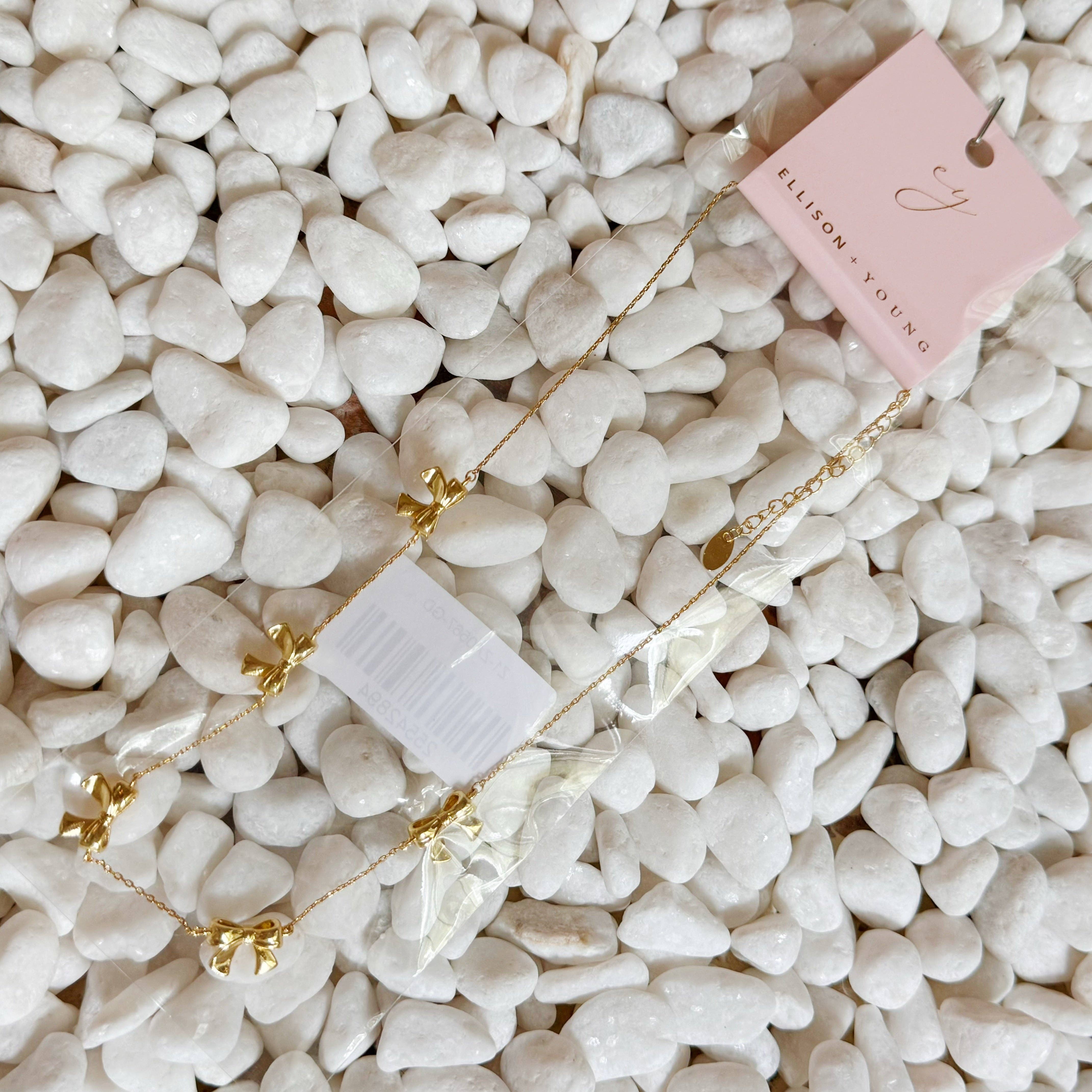 Ellison+Young - Wholesale Pendant/Charm Necklace - Bow Festival Necklace4