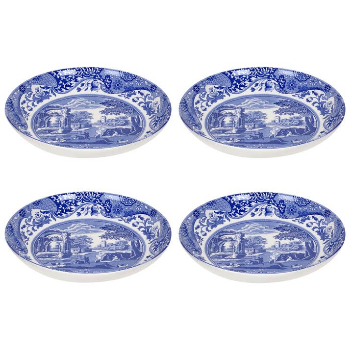 Portmeirion, Spode, Pimpernel, Nacthmann, Wrendale Designs - Wholesale Bowl - Spode Blue Italian Pasta Bowl 9"