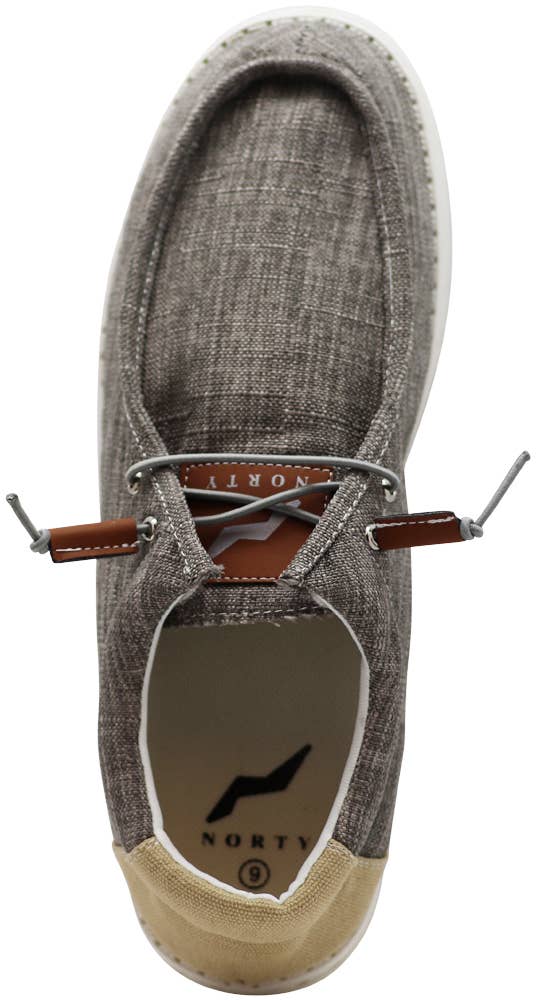 Eastern Off Price - Wholesale Boat Shoes - Men's - NORTY - Mens Lightweight Boat Shoe 41508 Khaki Brown5