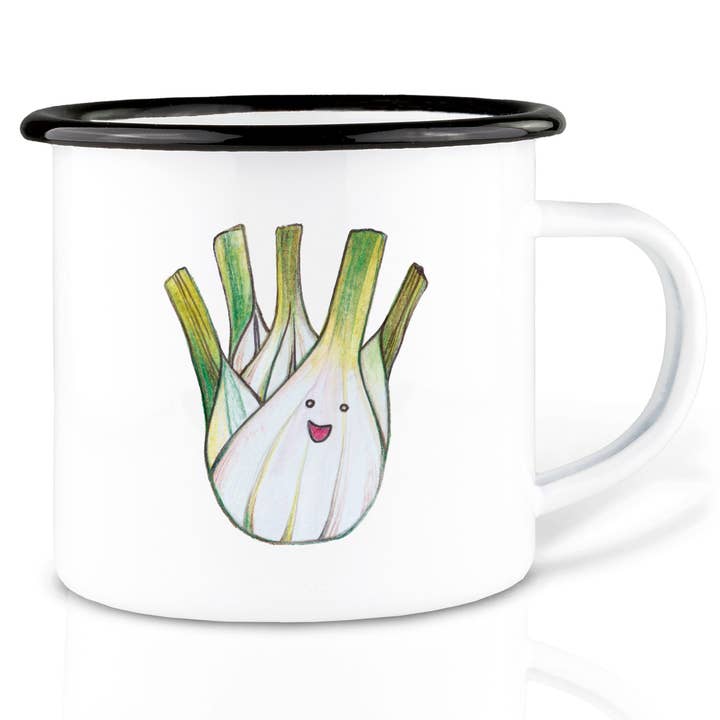 Enamel Mug – Fennel for wholesale by LIGARTI