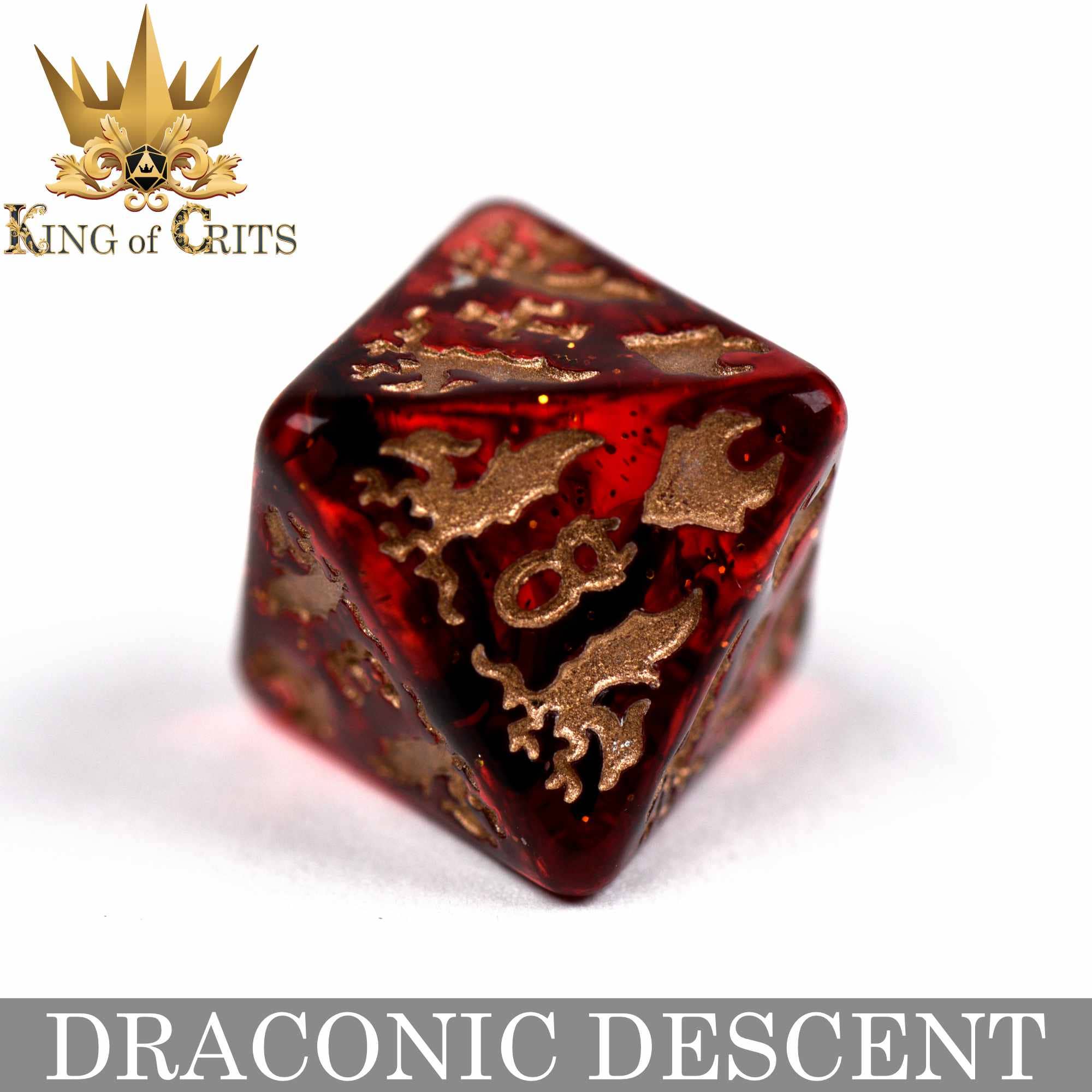 DNDDICE.COM – wholesale Dice – Draconic Descent - 11 Dice Set8
