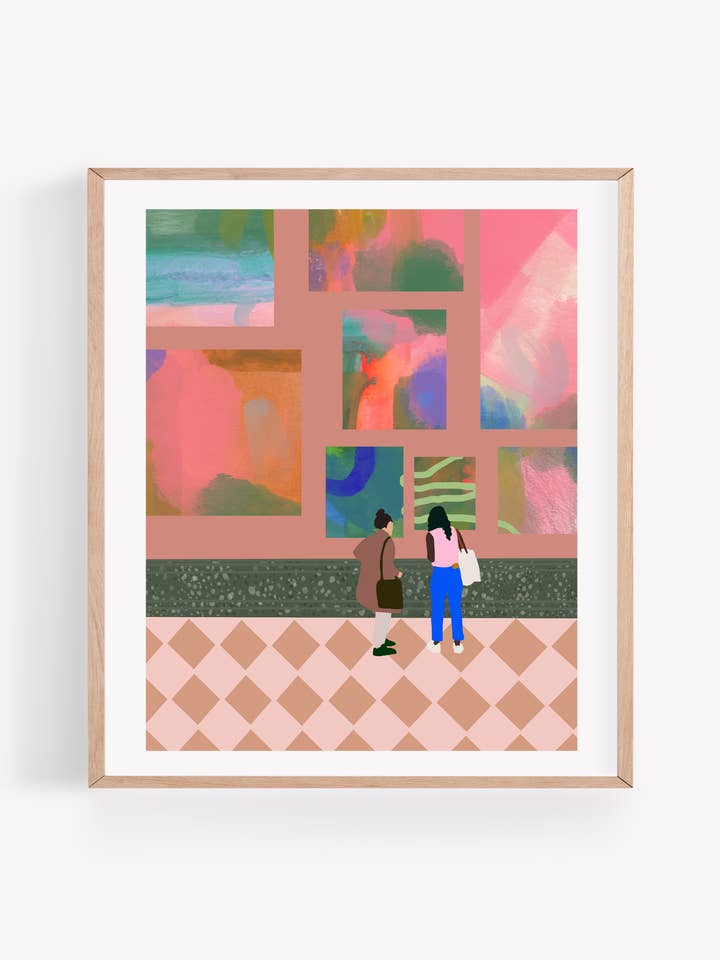 Art Museum Art Print pour la vente par Persika Design Co.