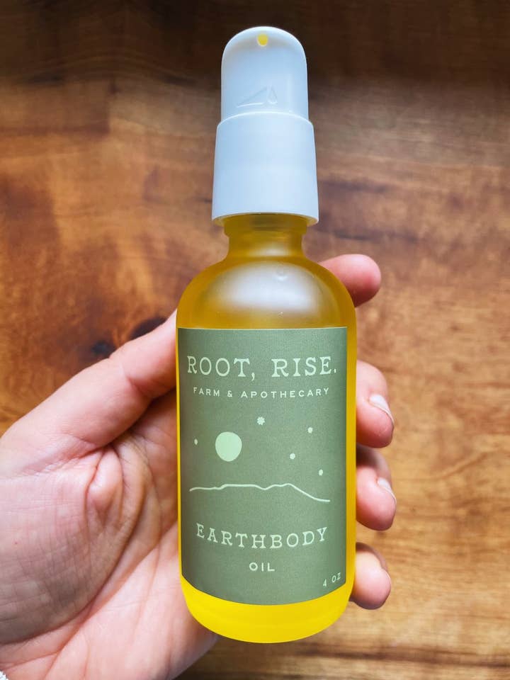 Earthbody Oil for wholesale by Root Rise Farm & Apothecary