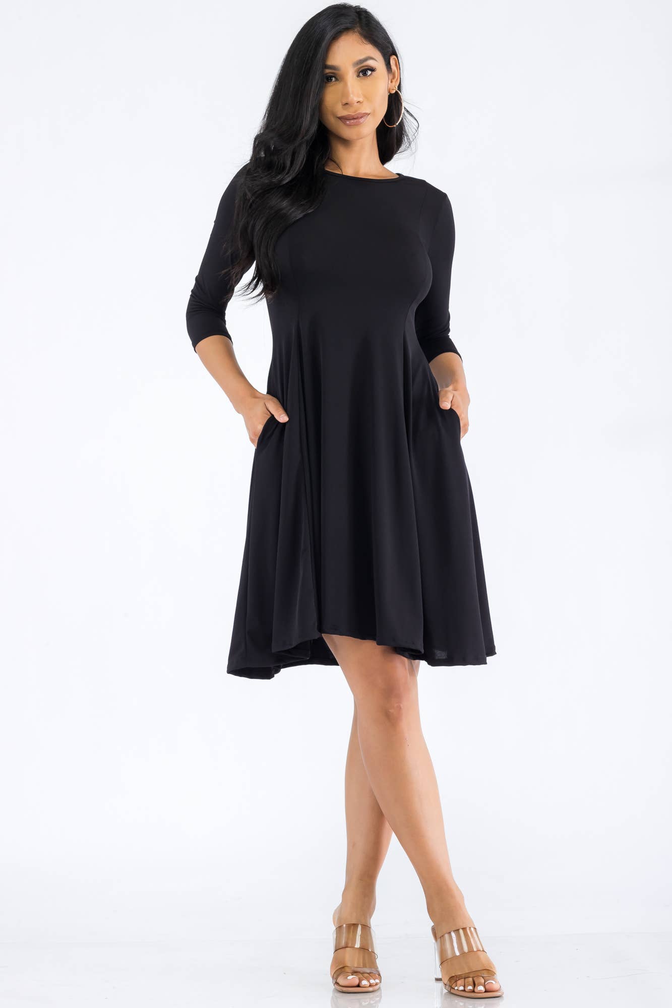 H&H Fashion Inc. – Großhandel Kleid – Damen – HH711X-SL - Langärmliges Tunikakleid9