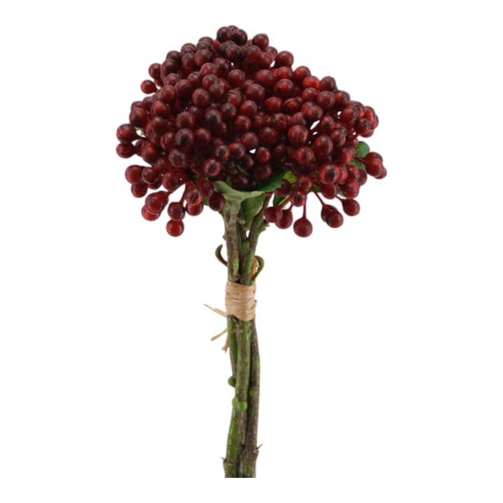 Vogelbeerpick x 3, 27 cm red for wholesale by Floratexx