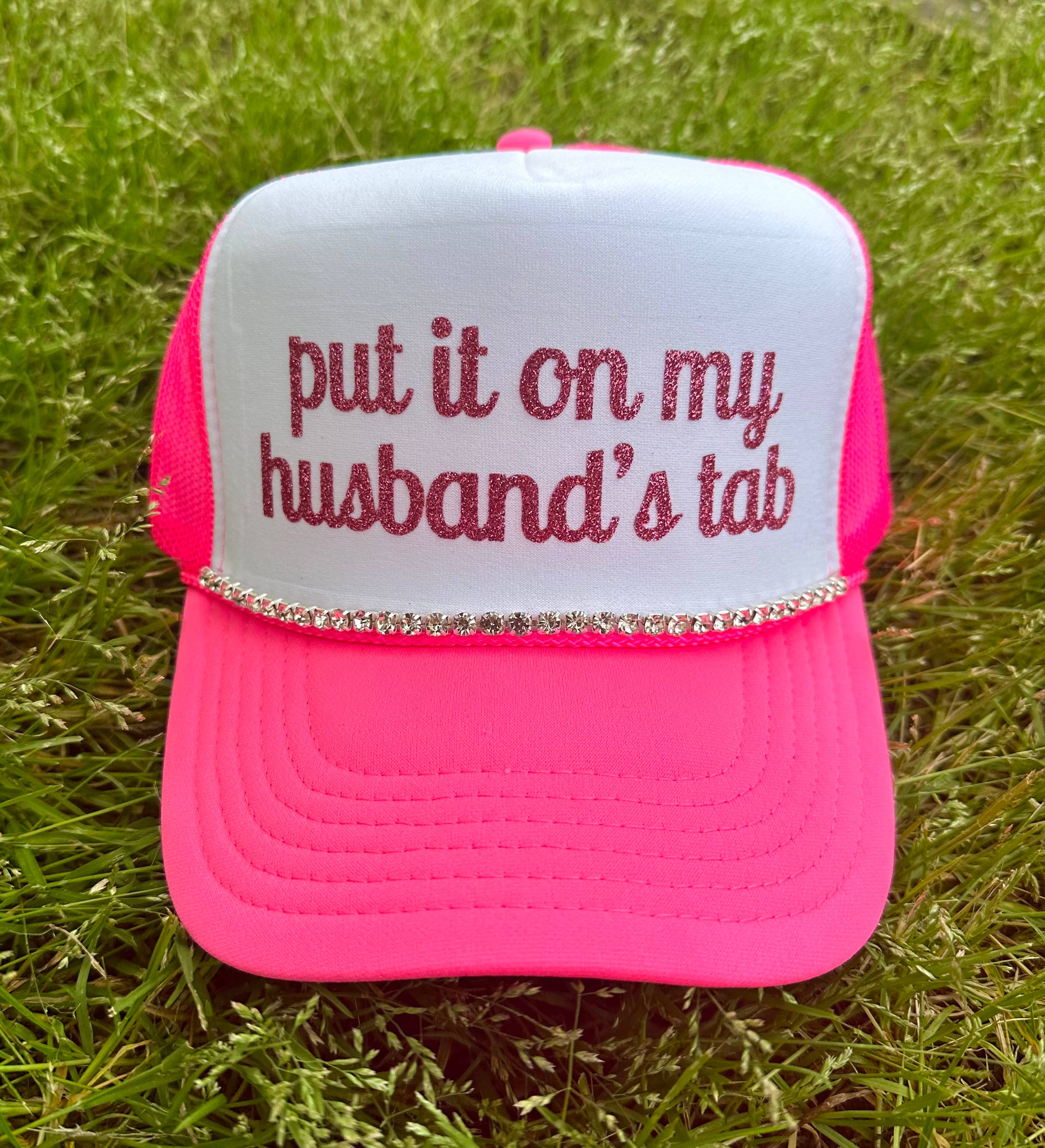 Very Cherry - Wholesale Trucker Hat - Women's - Put It On My Husband's Tab Trucker Hat4