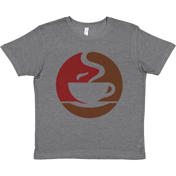 Camiseta cuello redondo Premium niños para venta al por mayor de Danpa Cafe LLC