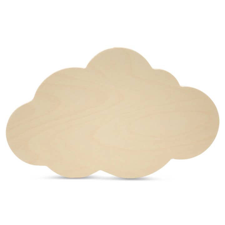 Woodpeckers Crafts - Wholesale DIY Craft Kit - 12" Wood Cloud Cutout