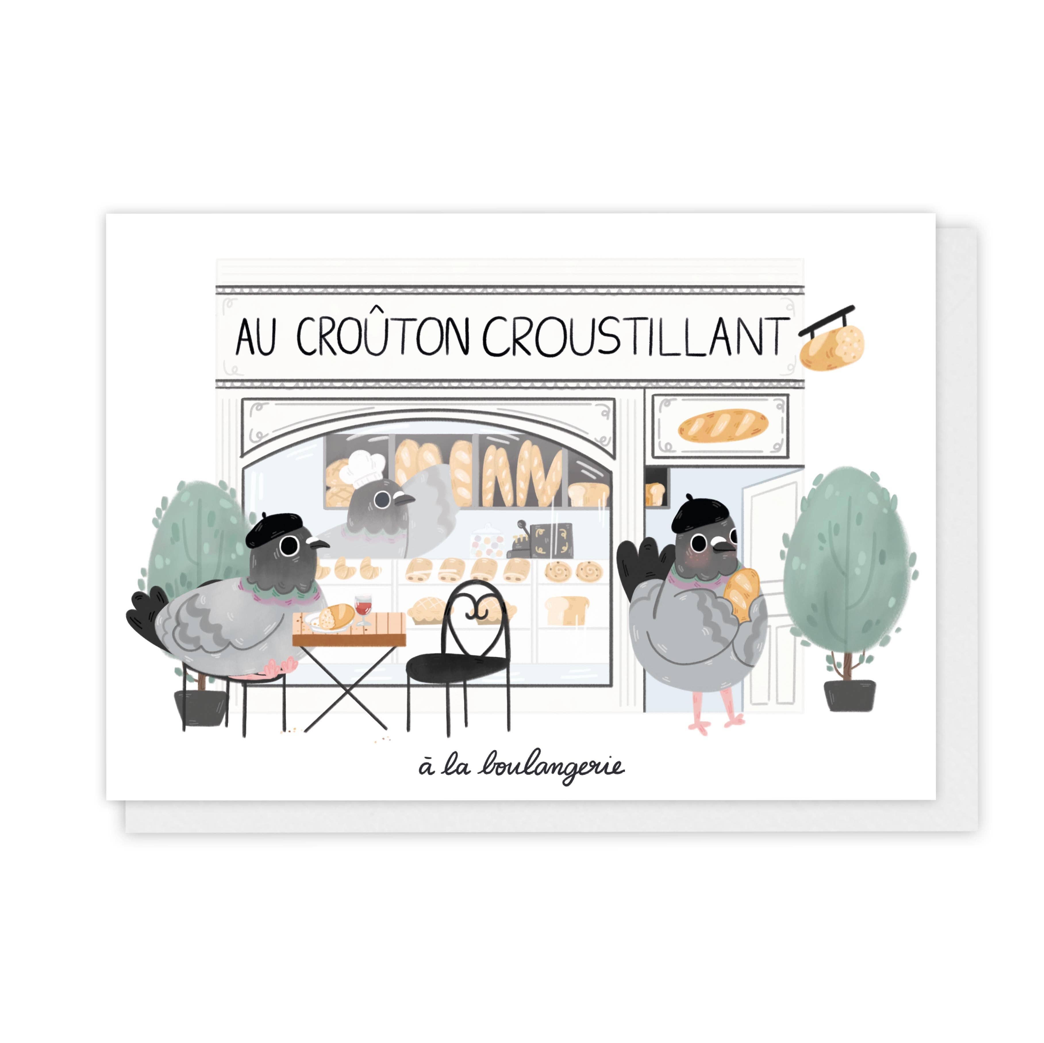 My Sweet Paper Card - Wholesale Postcard - Au Crouton Croustillant - Postcard from Paris0
