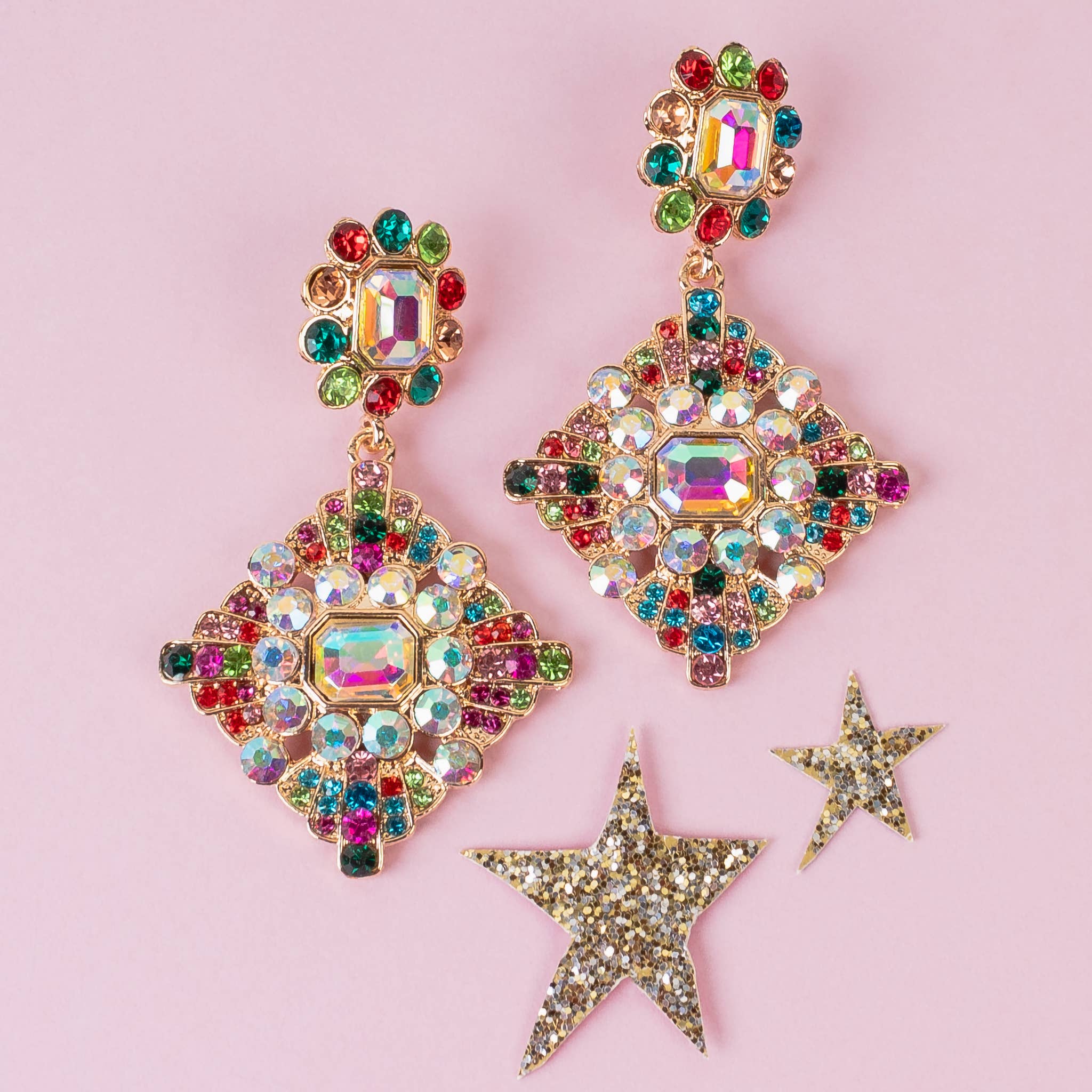 Your Fashion Wholesale – Engroshandel Hængeøreringe og creoløreringe – Rhinestone øreringe1