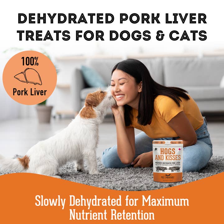 The Granville Island Pet Treatery (USA) - Wholesale Pet Treats - Dog - Pork Liver Dehydrated Pet Treats: High-Protein & Omega-35