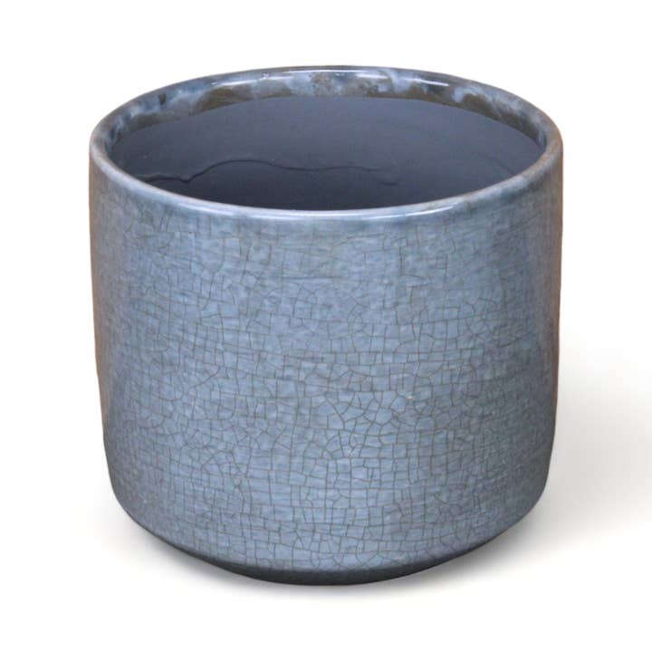 Cheungs Home Decor - Wholesale Plant Pot - Lavina Mosaic Pattern Gray Ceramic Pot9