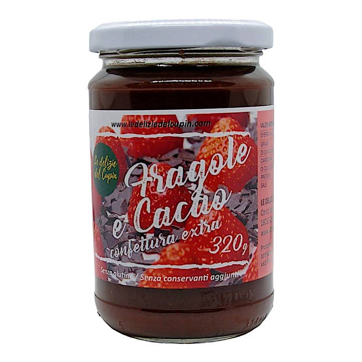 Doce Extra Morango e Cacau 320g por atacado de Le delizie del Cupin