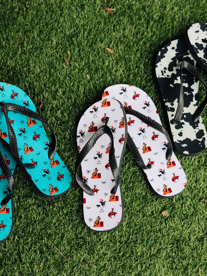 Vintage-Cowboy-Flip Flops — unverbindliche Preisempfehlung für den Großhandel von The Front Porch Label