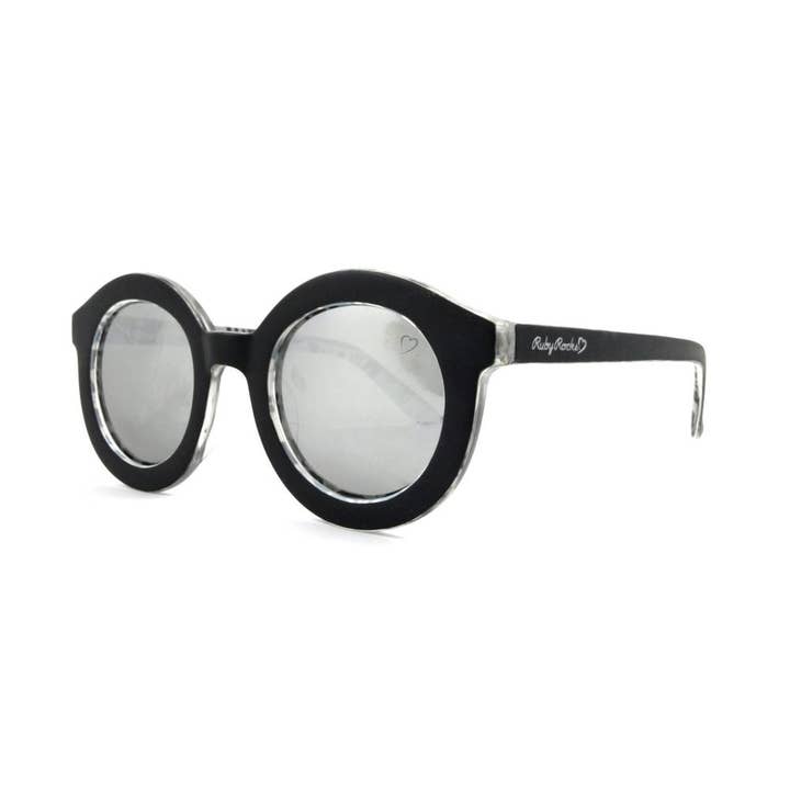 Lunettes de soleil rondes rétro Ruby Rocks RR17-1 pour la vente par East Village