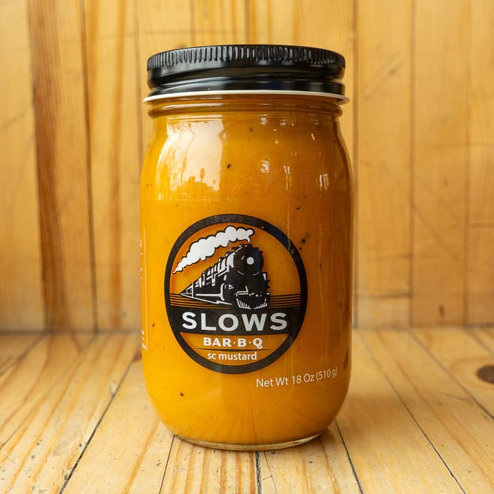 South Carolina Mustard BBQ Sauce for wholesale by SLOWS BAR BQ