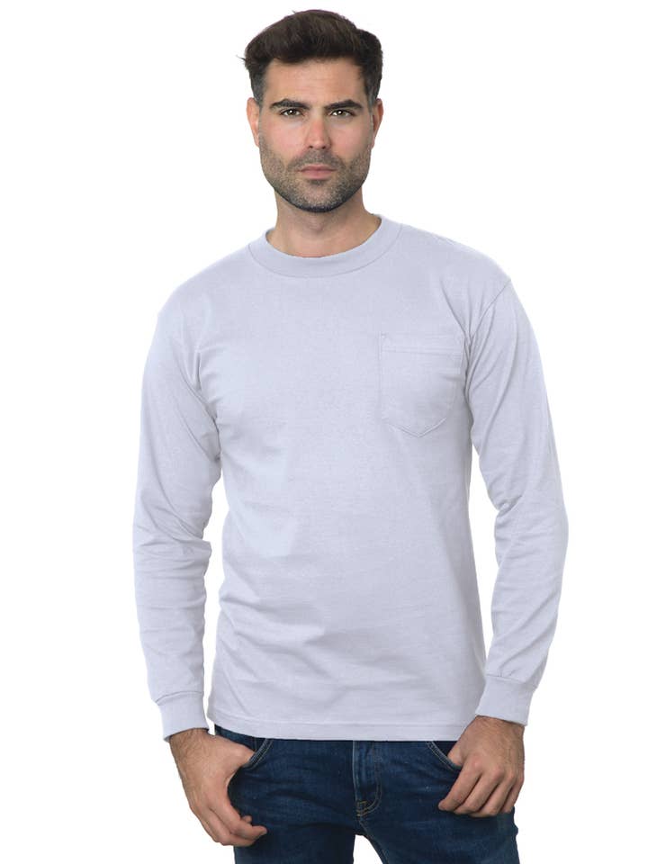 3055 Pkt L/S Crew, fabriqué par l'Union pour la vente par AST Sportswear