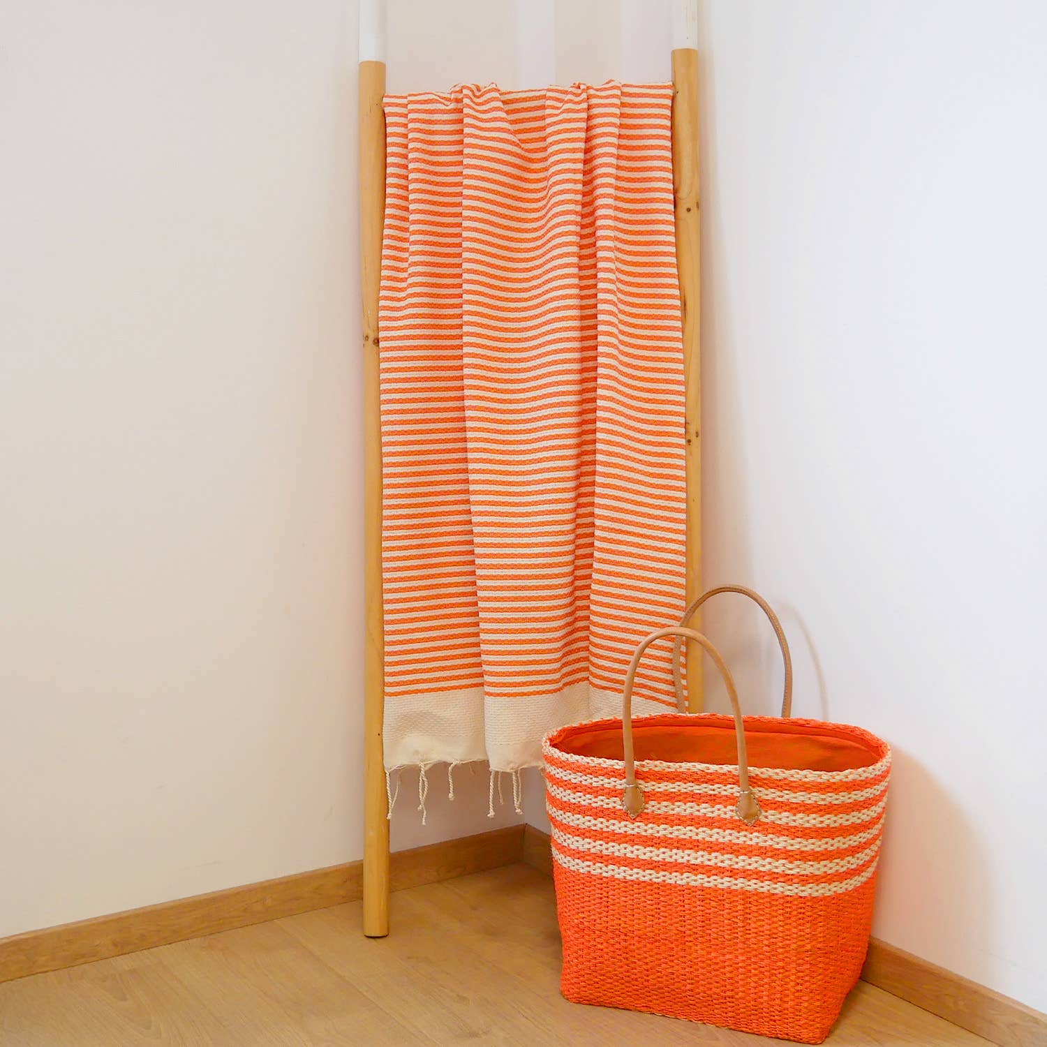 Le comptoir de la plage - Wholesale Strandlaken - Fouta Yadara Honingraat 100x200 of 200x200 cm 190 g/m²9
