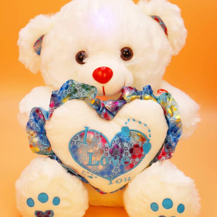 ASSORTITI Orsacchiotto Musicale Luminoso - 30 cm in vendita all'ingrosso su Faire8