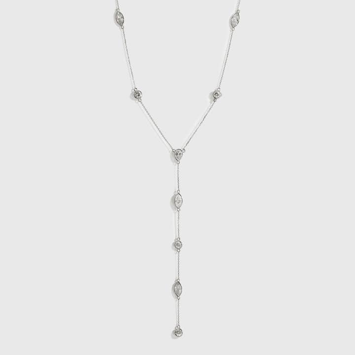 Collier Lariat Multi-Coupe pour la vente par DRAE COLLECTION