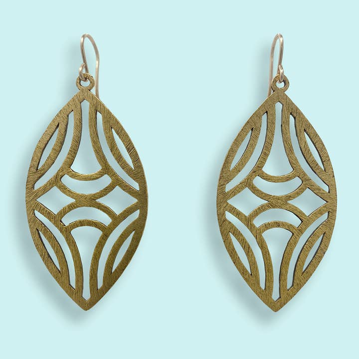 Deco Marquis Earrings for wholesale by Ornamental Things