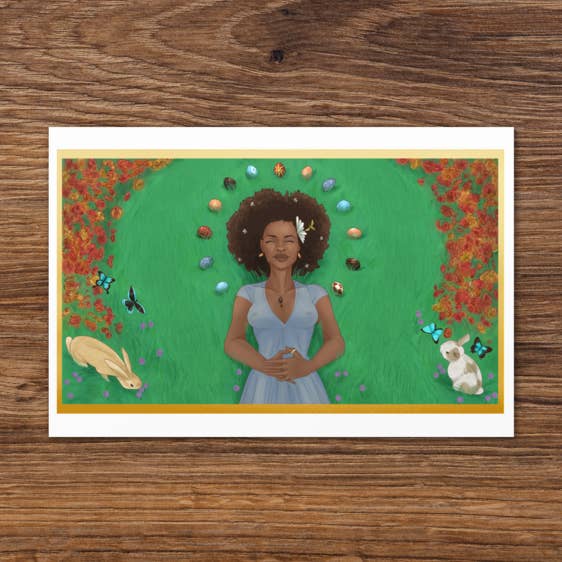 Ostara Greeting Card (Copy) for wholesale by Animatia Train