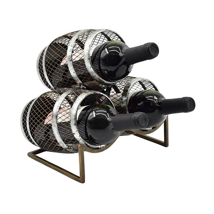 MA3748 - Barrel Bottle Holder X3 - Premium for wholesale by Socadis