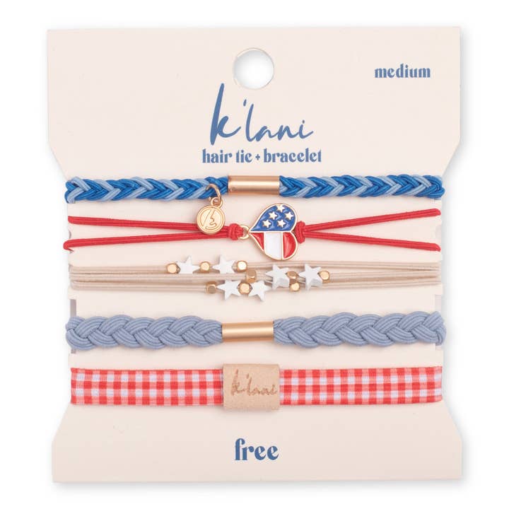 K'Lani hair tie bracelets - Wholesale Jewelry Set - Free