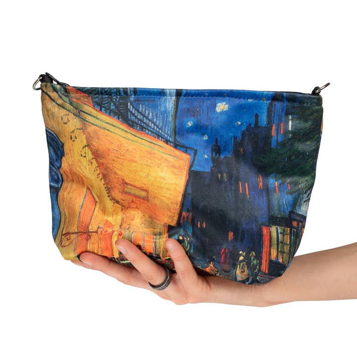 NECESER GRANDE VINCENT VAN GOGH "CAFÉ TERRAZA POR LA NOCHE" para venta al por mayor de Pitextile