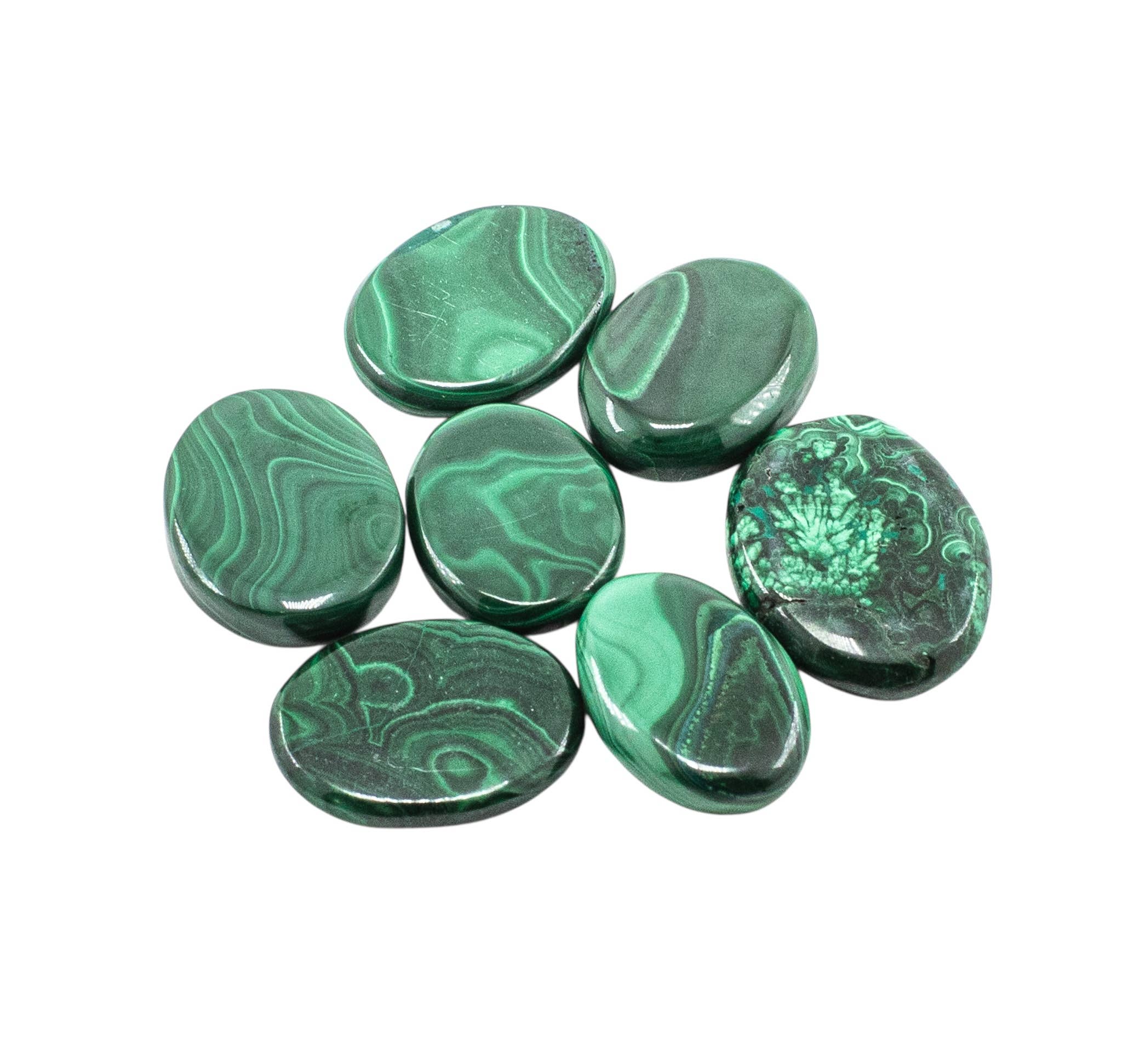 Quasar Gems USA - Wholesale Spiritual Stone/Crystal - Malachite Smooth Stones Small1