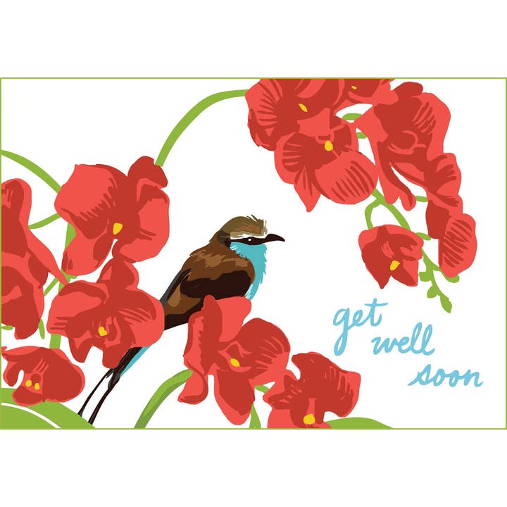 Impression artistique RGW-100 Orchidées - Get Well Soon pour la vente par Rigel Paper