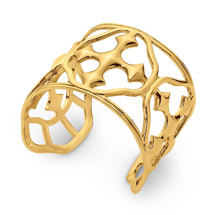 Large Cuff Shield Bracelet for wholesale by Gracewear Collection