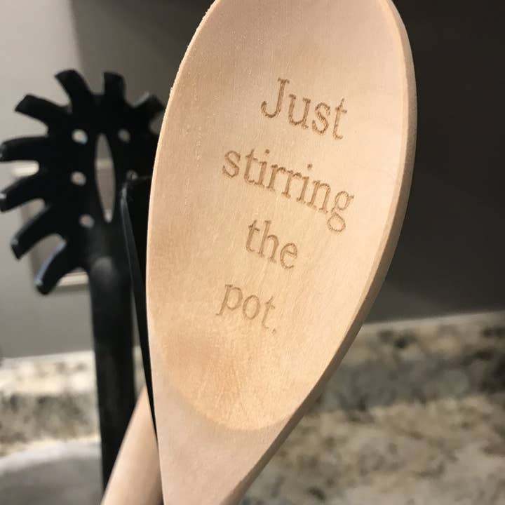 Buffalovely - Wholesale Kitchen Spoon - Stirring The Pot Wooden Spoon1