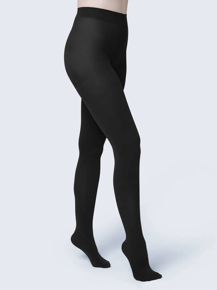 Super Opaque Control Top Tights-90 Denier for wholesale by Hue Canada