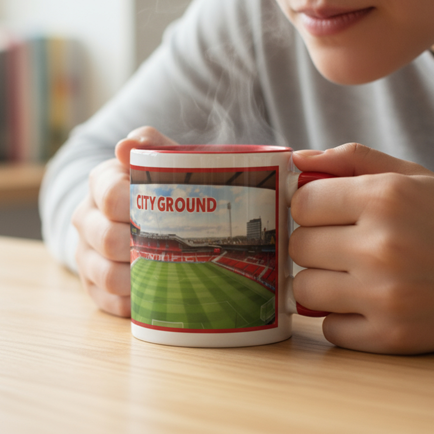 SmartyPants - Wholesale Coffee/Tea Cup - City Ground Heritage Mug – Nottingham Football Fan Gift 3