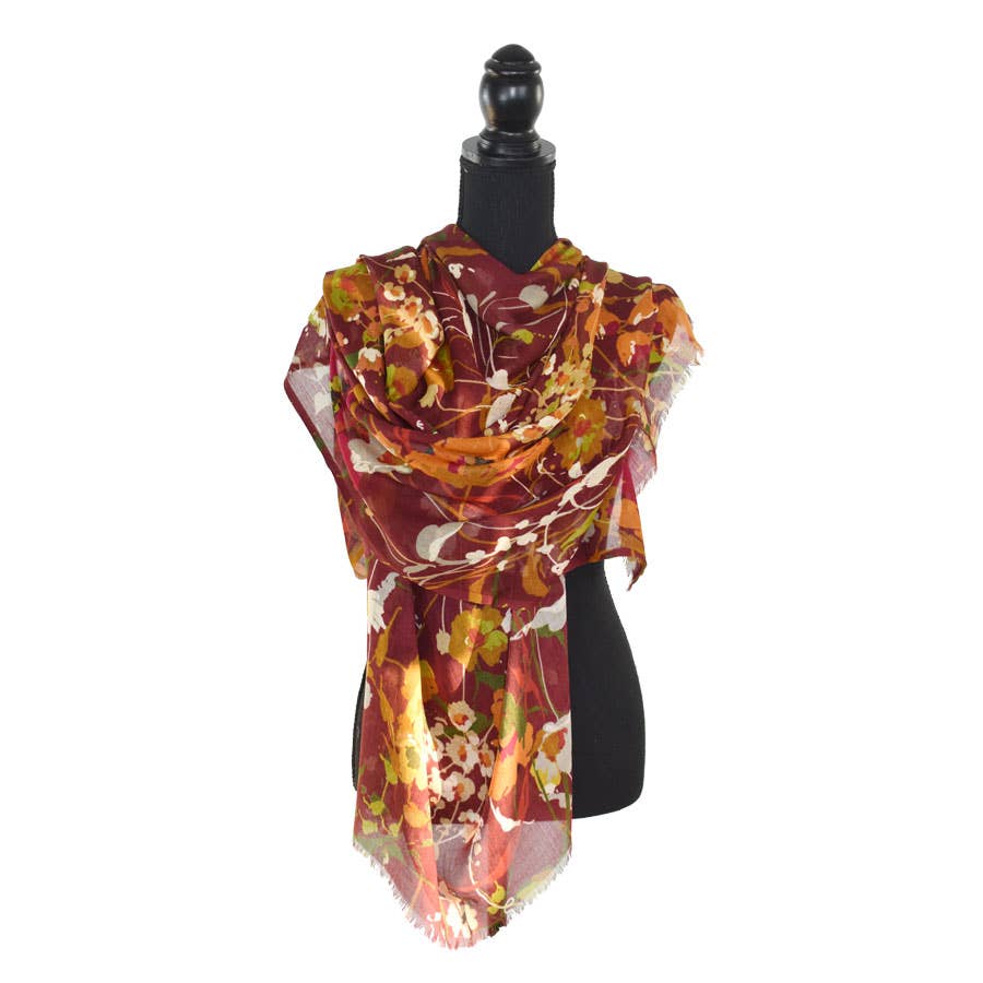 Rodrigo Floral Scarf for wholesale by Dupatta Designs