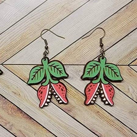 Piranha växt örhängen för wholesale av Mars & Me