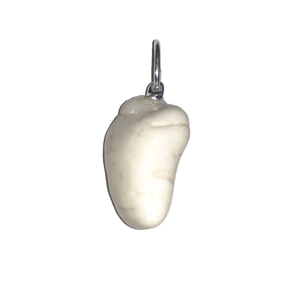 France Mineraux - Wholesale Individual Charm/Pendant - Magnesite pendant - raw stone0